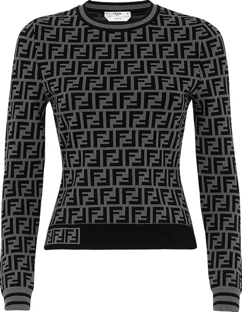 fendi black on grey collage|fendi clothing for women.